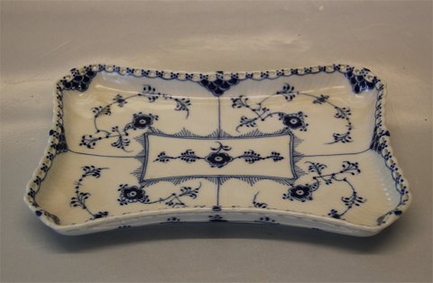 Blue Fluted Full Lace 1195-1 Tray for sugar bowl and creamer 23.5 x 16.5 cm 
(365)
