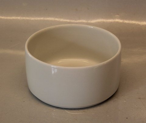 Hvidpot Kongelig Dansk porcelæn  Design Grethe Meyer 6287 ? Krukke uden låg 6 x 
11,5 cm
