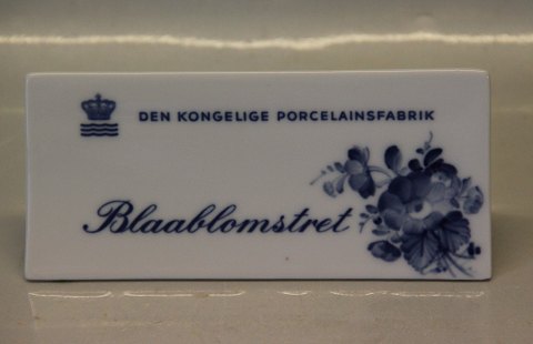 Royal Copenhagen Blue FLower dealer sign