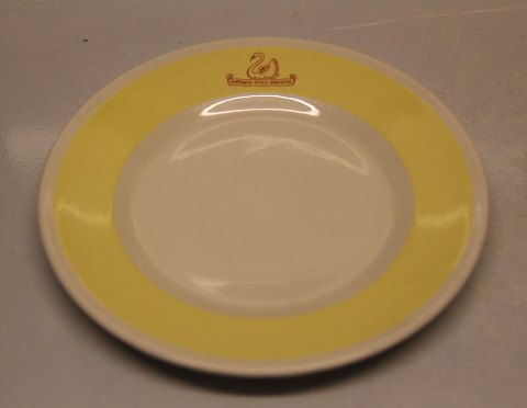 Hotelin, Yellow Aluminia Copenhagen Faience Hotel Dinnerware 3003-1 
Kagetallerken  16,2 cm Logo