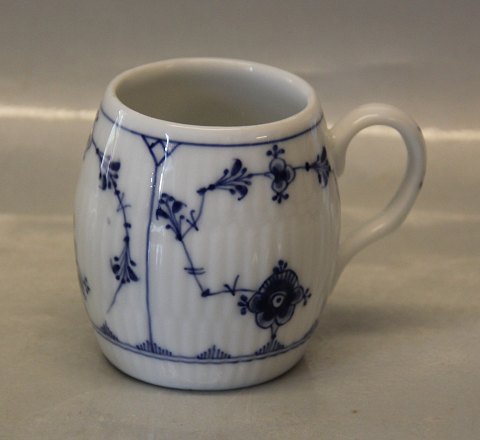 Blue Fluted Danish Porcelain 137-1 Mustard jar without lid 7.5 cm