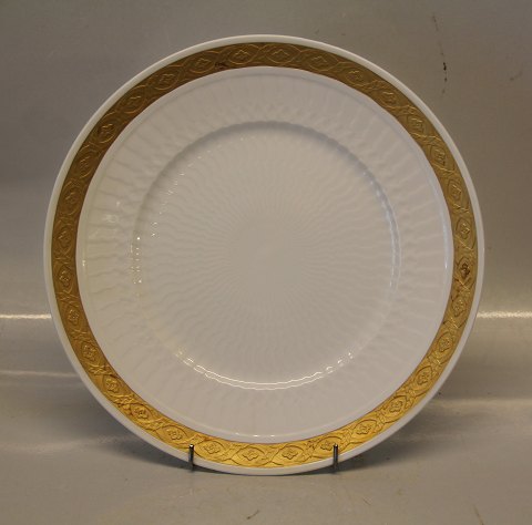 Royal Copenhagen Gold Fan Dinnerware 414-11505 Round dish 29 cm