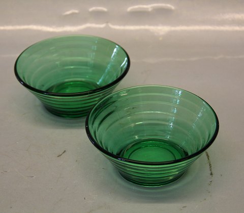 Broksoe, Holmegaard glass 1938-1941, design Jacob E Bang Green Cereal bowl 5 x 
12 cm
