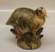 Arne Ingdam Art Pottery Bird Eurasian Coot ca 18 x 18 cm