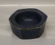 Royal Copenhagen Art Pottery
B&G 5805 6-sided blue glazed bowl Lisa Enquist 5.5 x 13.5 cm