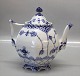 Blue Fluted Full Lace 1118-1 Small Tea pot 6 cups  18 x 19 cm