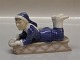 Royal Copenhagen figurine 
5659 RC Girl on toboggan 8 x 12.5 cm Sterett Kelsey