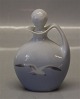 B&G Seagull Porcelain without gold Small bottle with stopper 12 cm