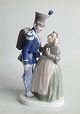 Royal Copenhagen figurine 
1112 RC The Soldier and Witch Chr. Thomsen 1909  22 cm Tinder Box
