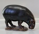 Royal Copenhagen Art Pottery
21778 Pigmy Hippopotamus  16.8 cm Jeanne Grut May 1960