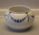 B&G Blå Empire porcelæn 204 Lav buttet vase 10 x 15 cm