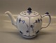 Blue Fluted Danish Porcelain 258-1 Small tea pot 14.5 x 21 cm; 0.72 liter (6 
cups)
