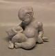 B&G Figurine White B&G 4037 Boy with fish 8 cm Birth of Venus
