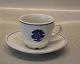 Egen - The oak B&G tableware Hotel 1022 Coffee cup (Hotel) and saucer (744)