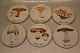 B&G 949 Porcelain Mushroom plates/ Trivets
