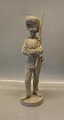 Original glazed plaster model of the guarding soldier ca 40 cm  by C. Wegener 
1913