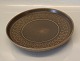 Umbra Brown Azur Nissen Kronjyden B&G Quistgaard  Stoneware 427 Bowl on foot 4.5 
x 19.5 cm