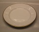 Palace - Palads Royal Copenhagen White Angular pattern with double gold trim 
8549-1535 Dinne plate 25.5 cm (625)