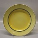 Gertrud Aluminia Yellow tableware 1826 Large Luncheon plate 23 cm