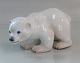 Royal Copenhagen 535 Polar bear cub standing MA 8.5 x 17 cm B&G 2535
