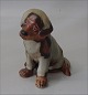 B&G Art Pottery  1926 St. Bernard Puppy Niels Nielsen 12 cms