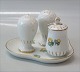 B&G Eranthis porcelain 052 Salt Pepper and mustard on tray SEE LIST
