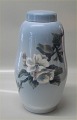 Royal Copenhagen  2629-871 Lidded vase decorated with able flower branch 32 cm