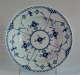 Blue Fluted Danish Porcelain half lace (1-584) Plate 16,7 cm 10- 574
