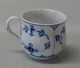 Blue Fluted Danish Porcelain 064-1 Mustard/Cream cup with lid 6 cm Flaws
