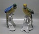 Blå og Grøn Papegøje 25 cm høj