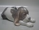 Hund fra den spanske kongelige porcelænsfabrik Lladro Beagle?  6 X 17 cm