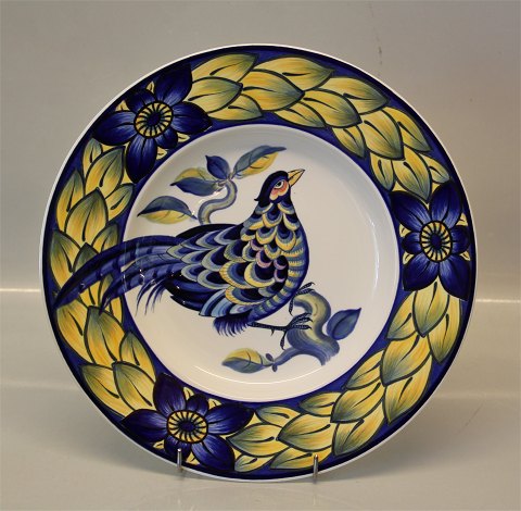 Pheasant 727 Serving dish with pheasant 28.3 cm  (1738727)
 Royal Copenhagen Faience Blue Pheasant Chr. Joachim Aluminia