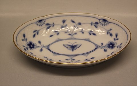 039 Oval cake dish ca. 24 cm (314) B&G Kipling Blue Butterfly porcelain with 
gold 
