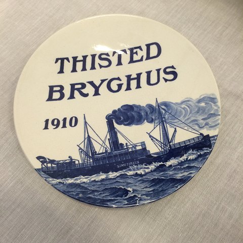 Thisted Bryghus 1910 Dampskib "Limfjorden" (blå) 19 cm