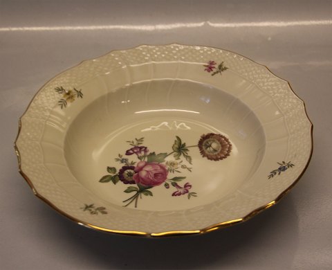 1615-910 Plate, deep 23.5 cm 9 1/10" Frisenborg Danish Porcelain