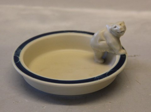Aluminia Copenhagen Porcelain trays by 128-280 Aluminia Porcelain Bowl with 
polar bear on edge 12 cm Knud Kyhn 1931