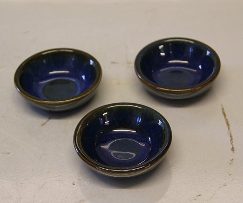 Granit - Bornholm Denmark Blue Glazed  Stoneware Soeholm Individual butter pads 
7 cm