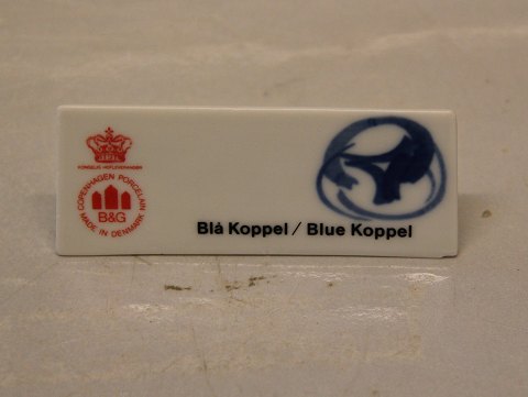 Kopel B&G Porcelain Dealer Sign for Advertising: Blue Koppel
