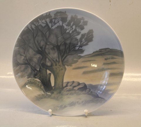 B&G Porcelain B&G 0027-602 Footed bowl art nouveau 5 x 24 cm Landscape
