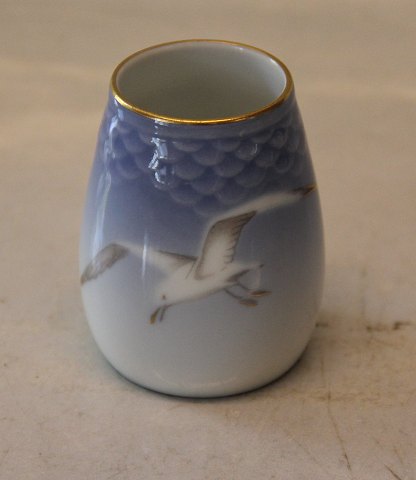 B&G Seagull Porcelain with gold Small vase 6.5 cm 
