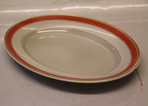Tureby  	Oval platter 32 cm	 Aluminia  Royal Copenhagen Faience Dinneware