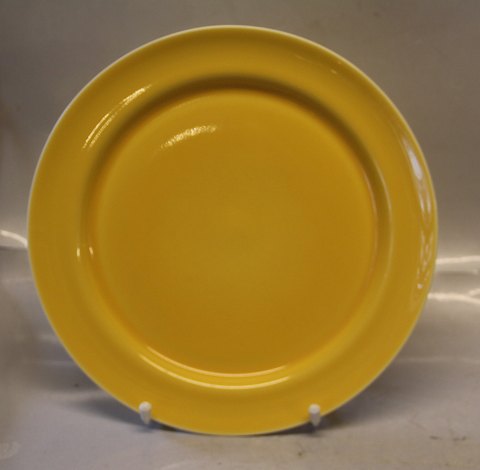 Polar gul Flad middagstallerken tallerkener  25.7 cm  dansk porcelæn fra Desiree