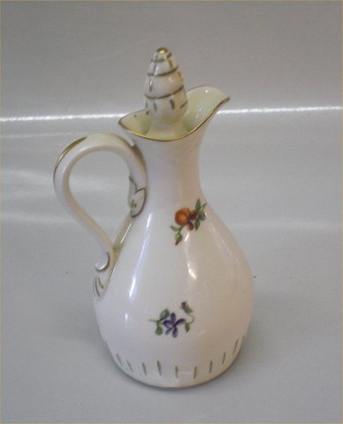 197 Vinegar flacon with stopper 14 cm (386)	 B&G Saxon Flower Creme porcelain