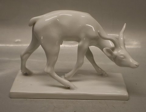 B&G 2007 Deer - buck 16 x 22 cm Signed J. R. Gauguin Blanc de Chine B&G 
Porcelain
