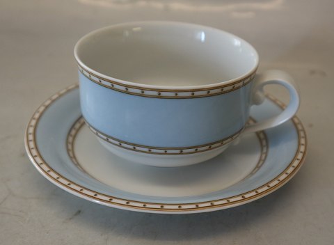 Light Blue 081-073 Tea cup & saucer Liselund Royal Copenhagen Modern