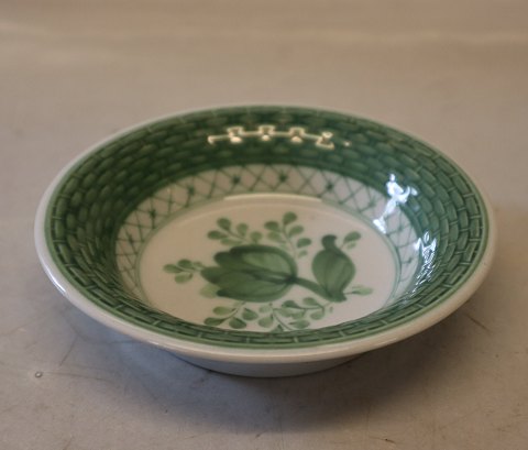 1114-12 Small bowl, 11.5 cm Aluminia Faience Green Tranquebar
