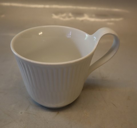 093-1 Cup high handle 9 cm 25 cl  
 White Fluted Danish Porcelain