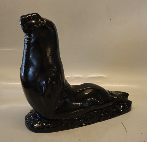 Gudmundur Einarsson 1940 Sea lion or Seal Black 27 x 30 cm