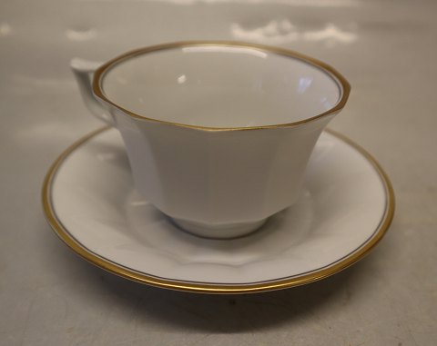 Palace 8608-1535 Cup &  saucer 1207 (072-073) Gold/Grey lines - palads