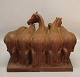 B&G Art Pottery K. Otto Horse Group K. Otto 32 x 22.5 cm x 26.5 cm
